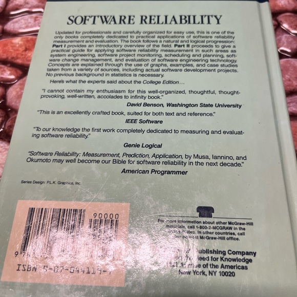 SOFTWARE RELIABILITY: MEASUREMENT,PREDICTION,APPLICATION Pro By Ed John D. Musa - Picture 4 of 9